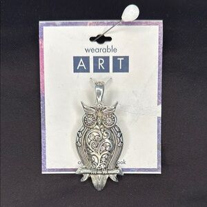 Silver Owl Pendant